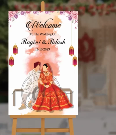 Indian Wedding Signage Board _EI