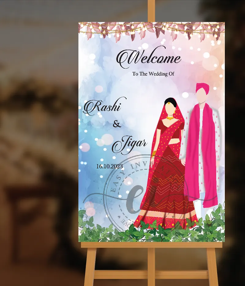 Indian Wedding Signage Board _EI (8)