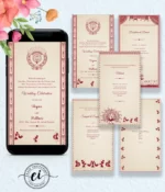 Worli Art Wedding Invitation Card_EI