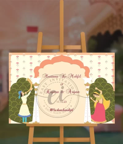 Indian Wedding Signage Board _EI