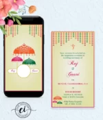 Imperial Geometry - Indian Wedding E Invitation