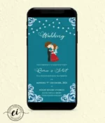 Just Married - Indian Wedding E Invitation