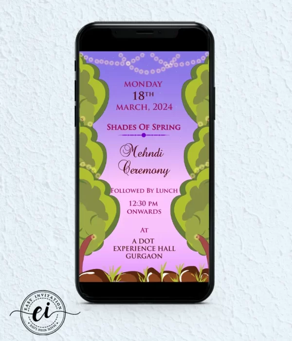 Ram Sita Quirky Indian Wedding E Invitation