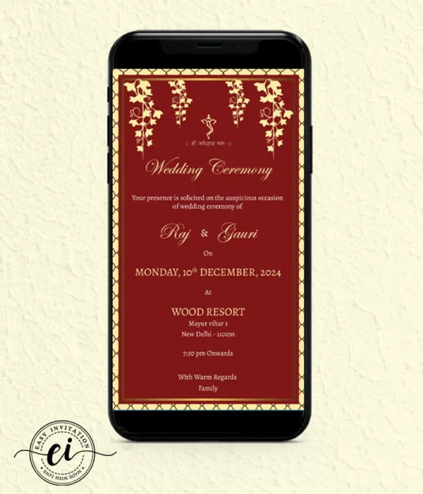 Tales of India - Indian Wedding Invitation Card