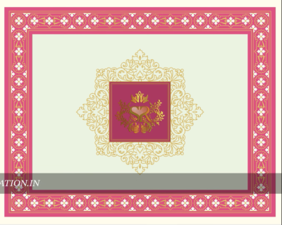 Red and Gold Indian Wedding Video Invitation Card_EI