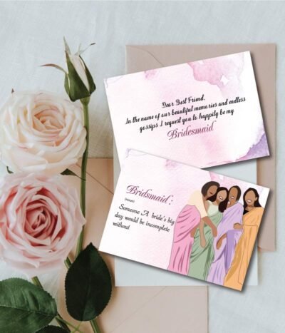 Bridesmaid E Invitation