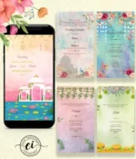 Evening-Lights-&-Flower-Indian-Wedding-Card_EI