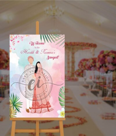 Indian Wedding Signage Board