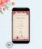 Worli Art Wedding Invitation Card