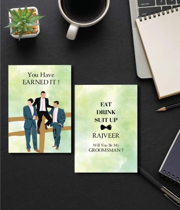 You Earned It Groomsman E Invitation