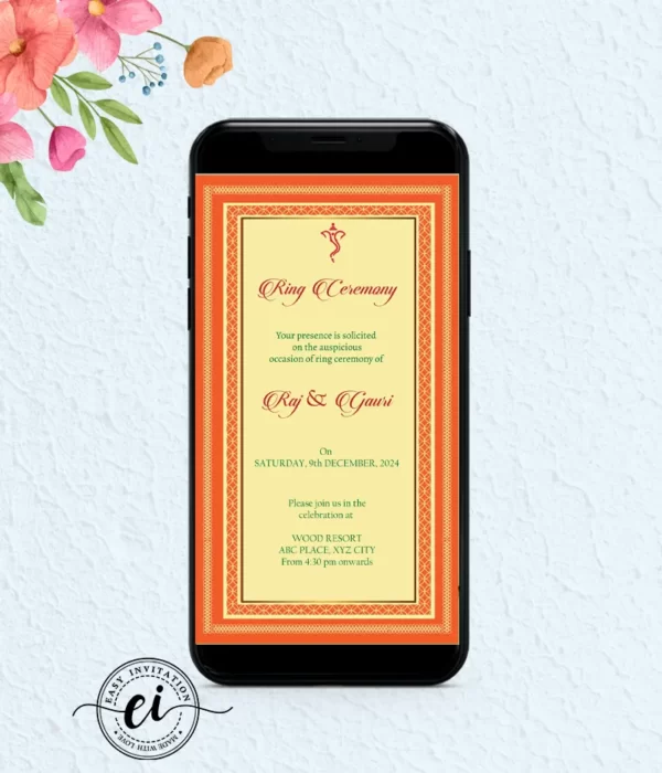 Basic-Indian-Wedding Invitation