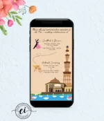 Travel With Us Indian Wedding Invitation