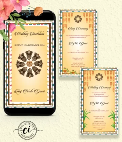 Basic Indian Wedding E Invitation