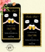 Bachelor Bash Indian Wedding E Invitation