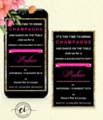 Bachelorette Party Indian Wedding E Invitation