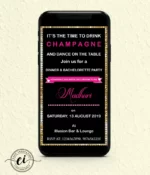 Bachelorette Party Indian Wedding E Invitation