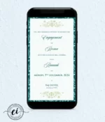 Ganesha Buti Indian Wedding E Invitation