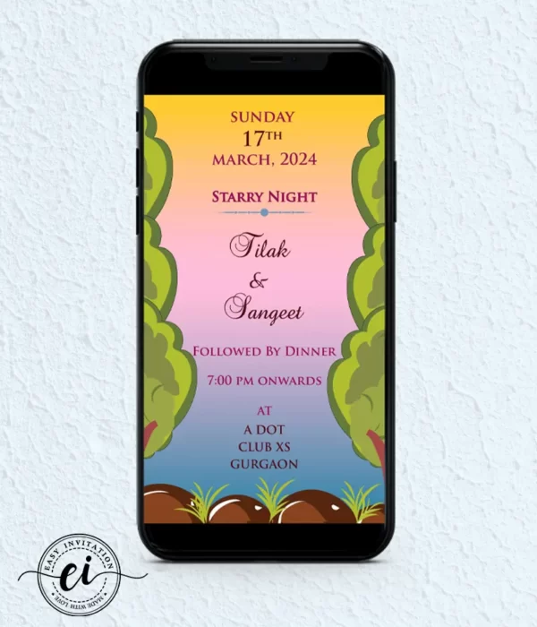 Ram Sita Quirky Indian Wedding E Invitation