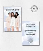 Tying A Knot Bachelorette E Invitation