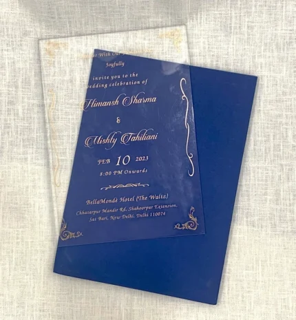 Easy Invitation Acrylic Wedding Invite, EI_A0003