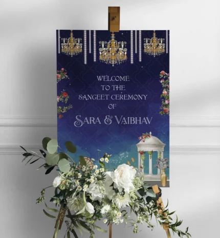 Easy Invitation Sangeet Signage, EI_SN00013