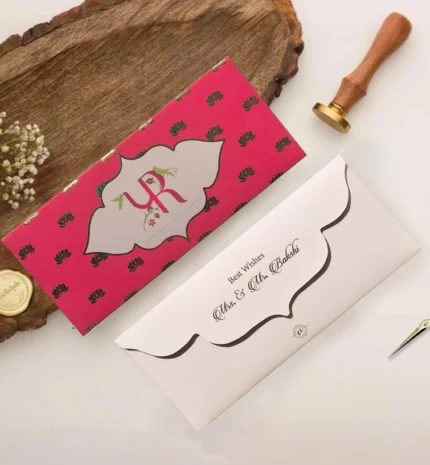 Easy Invitation Lotus Pattern Money Envelope, EI_SE00022