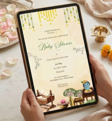 Easy Invitation, Baby Shower Invite,  EI_BS0002