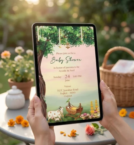 Easy Invitation, Baby Shower Invite,  EI_BS0003