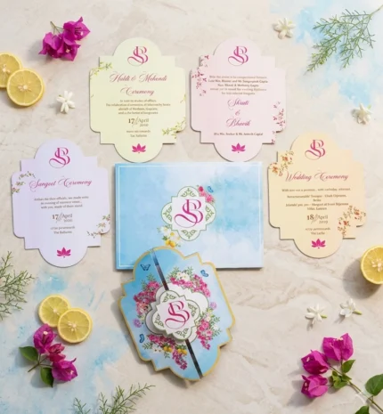 Easy Invitation Floral Card, EI_WC100017